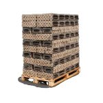 Heizfuxx PiniKay Octagon Holzbriketts Hartholz – 960 kg Palette (96×10 kg), Heizwert ≥4,8 kWh/kg, achteckig mit Loch – Bild 2