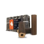Heizfuxx PiniKay Quadro Holzbriketts Hartholz – 960 kg Palette (96×10 kg), Heizwert ≥4,8 kWh/kg, Vierkant mit Loch – Bild 3