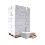 Heizfuxx BBQ Buchenholzbriketts – 972 kg Palette (54×18 kg), Heizwert ≥4,8 kWh/kg, Buche, Grillbriketts