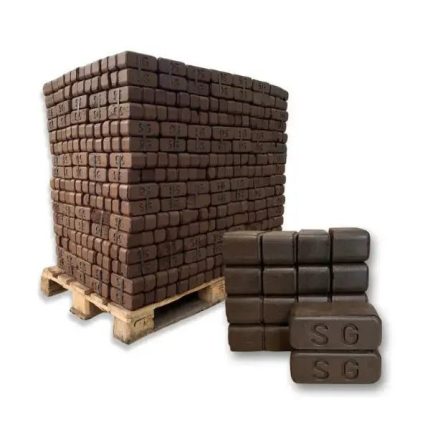 Premium Torfbriketts – 960 kg Palette, Heizwert ca. 5,0 kWh/kg, Torf, Heizbriketts für Kamin & Ofen