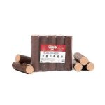 Spark Hartholzbriketts Buche Rund – 960 kg Palette (96×10 kg), Heizwert ≥4,8 kWh/kg, Buche, Premium Kaminbriketts – Bild 2