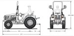 Ferrari Raptor 35 Kompakttraktor 26 PS Diesel – Allrad 12+12 Grundmaschine ohne Bereifung – Bild 5