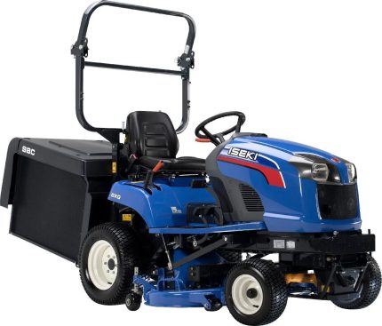 ISEKI Diesel Rasentraktor – 20 PS, 122 cm Schnittbreite, 590 L Fangkorb, Hydrostat, Profi-Aufsitzmäher