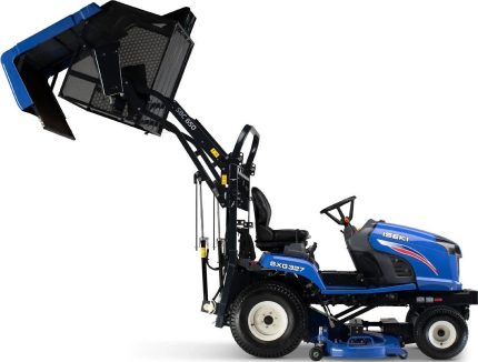 ISEKI SXG 327 Diesel Rasentraktor mit Hochentleerung – 122 cm Schnittbreite, 3-Zylinder Motor, 650 L Fangkorb, inkl. SCMB48 & SBC650