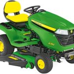 John Deere X350 Rasentraktor ohne Mähwerk, 19,1 PS Kawasaki V-Twin, Hydrostat