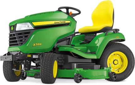 John Deere X584 Rasentraktor mit 122 cm Accel Deep Mähwerk, 22,1 PS Kawasaki Motor, Hydrostat