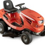 SABO 110-S Rasentraktor, 110 cm Schnittbreite, Benzinmotor, Hydrostat, Seitenauswurf inkl. Mulchkeil