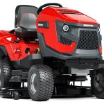 Benzin Rasentraktor 122 cm – 27 PS Briggs & Stratton V-Twin, 380 L Fangkorb, Hydrostat, Mulchkit inkl.