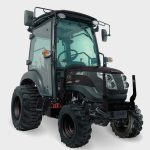 Solis 26 9+9 Panther Kleintraktor mit Kabine Schwarz – 26 PS, Allrad, Mitsubishi Diesel