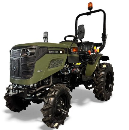 Startrac 22 Kleintraktor Nato-Grün mit Rasenbereifung – 22 PS Kompakttraktor mit Allrad
