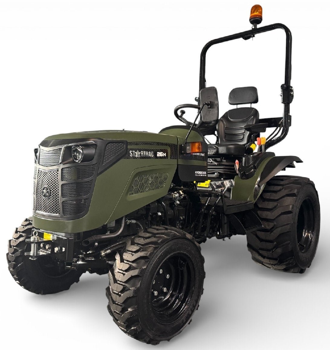 Startrac_26_99_mit_Ackerstollenbereifung_20260-2.jpg Startrac 26 Kleintraktor 25 PS Diesel mit Allrad & 9+9 Getriebe – Kompakttraktor mit Mitsubishi Motor – Bild 1