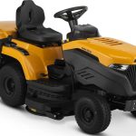 STIGA Rasentraktor Estate 598 W, 98 cm Schnittbreite, 586 cm³ V-Twin Motor, Hydrostat, inkl. Mulchkit, Anhängerkupplung & Ladegerät