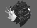 TAFE 6028H Kleintraktor 24,5 PS Diesel – Hydrostat Allradtraktor mit Mitsubishi Motor & Zapfwelle – Bild 4