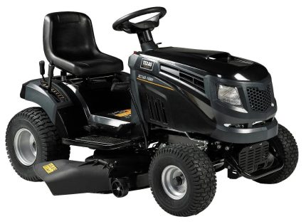 Texas XC160-108H Rasentraktor, 108 cm Schnittbreite, 12,5 PS Benzinmotor, Hydrostat, Seitenauswurf & Mulchkit, inkl. Anhängekupplung